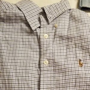 Ralph Lauren Boys Button Down Shirt Size 10/12